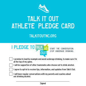 Athlete Pledge Card