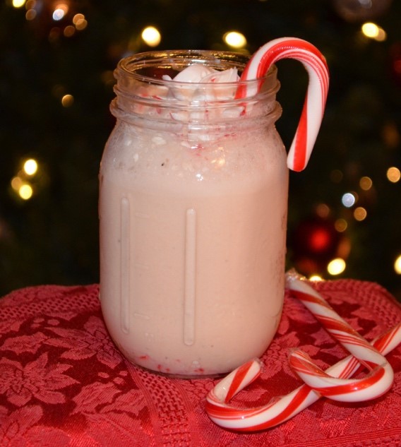 Candy Cane Punch Mocktail
