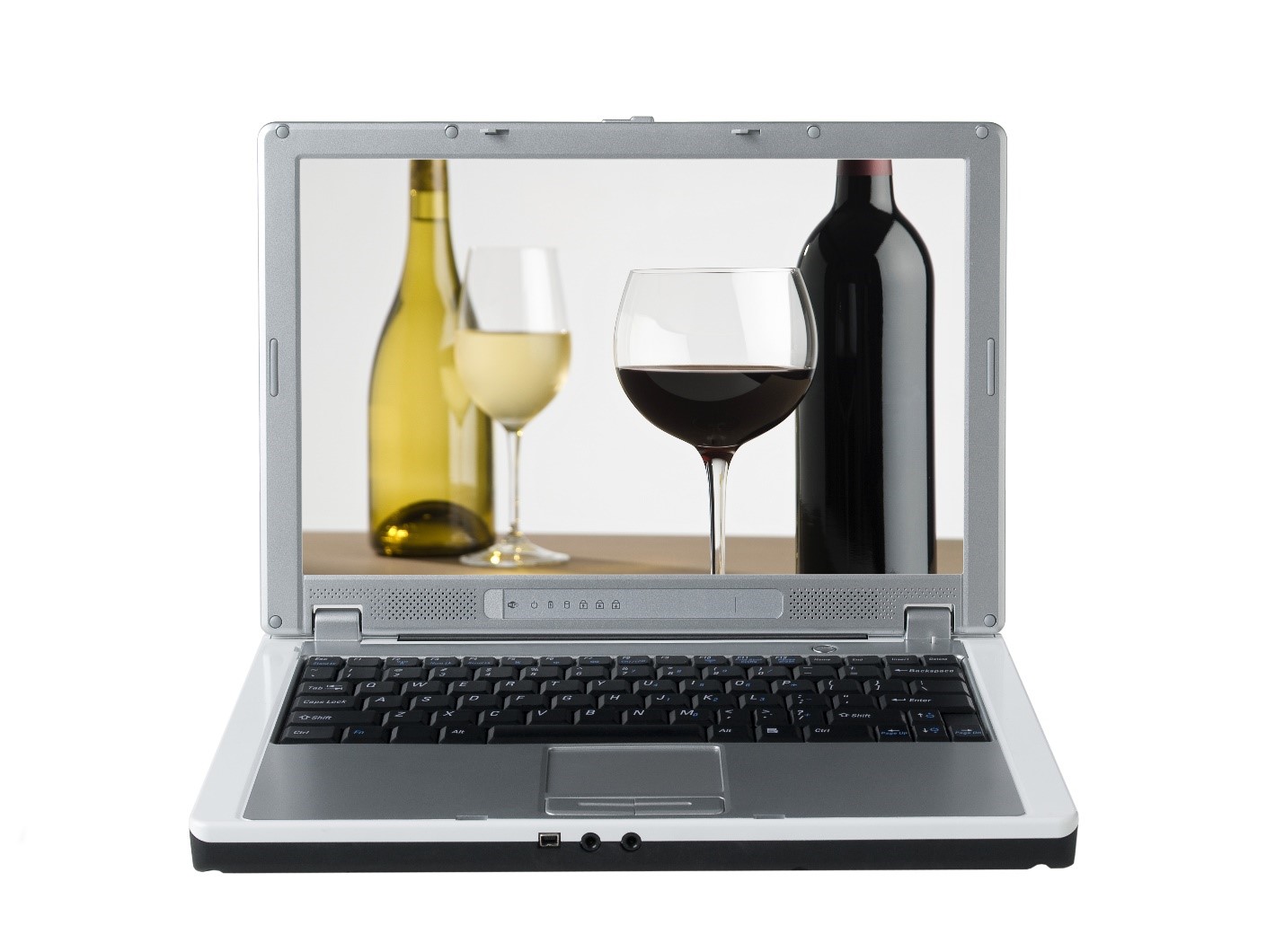 A picture of wine bottles and alcohol on a computer screen.